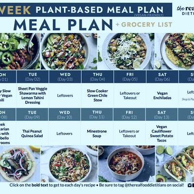 vegan meal planning options